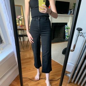 H&M Wide Leg Black Pants